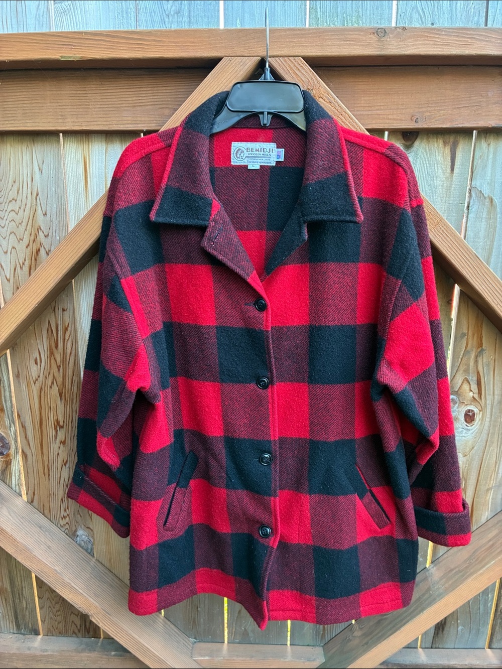 Men’s Vintage Wool Plaid Jacket by Bemidji